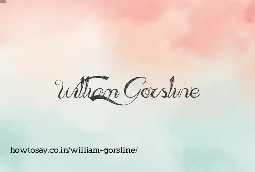 William Gorsline