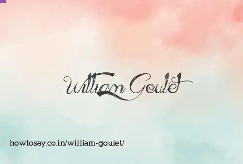 William Goulet