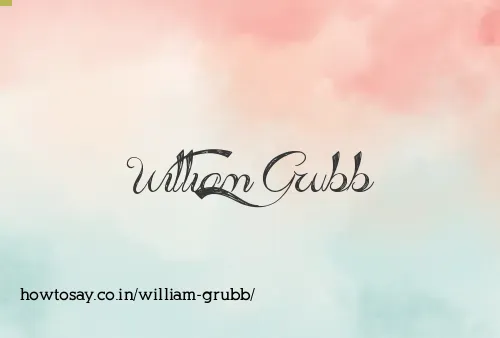 William Grubb