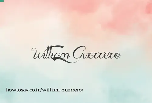 William Guerrero