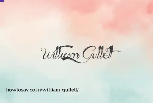 William Gullett