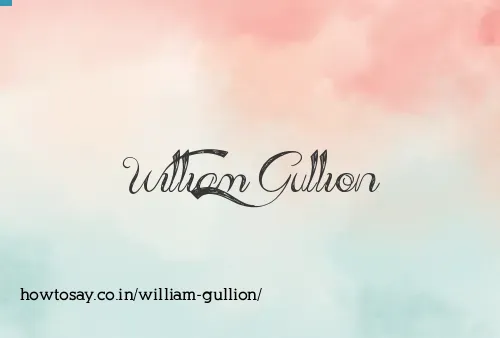William Gullion