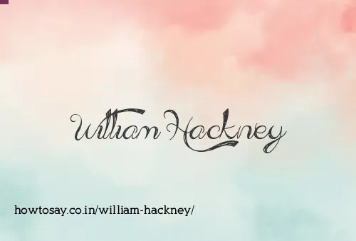 William Hackney