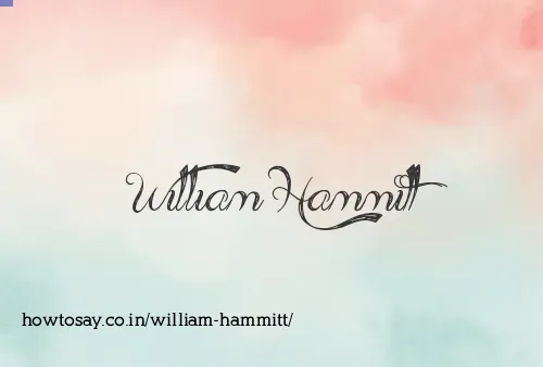William Hammitt