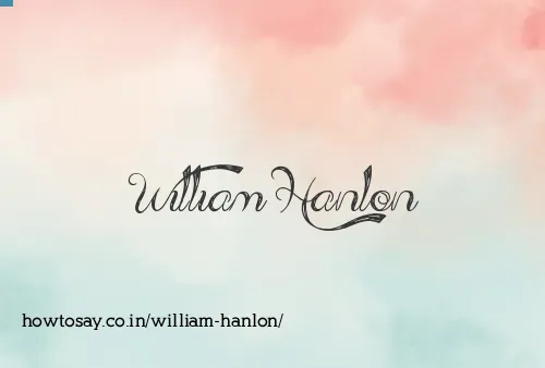 William Hanlon
