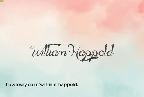 William Happold