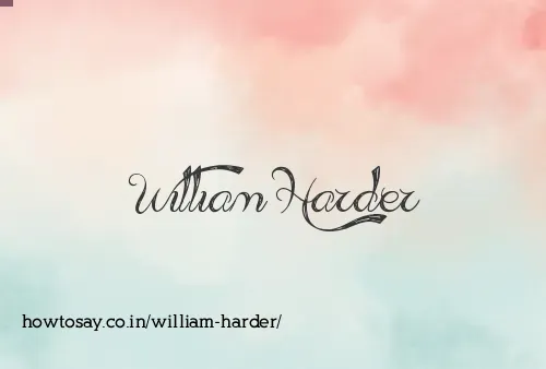 William Harder