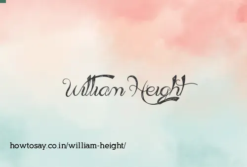 William Height