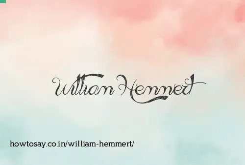 William Hemmert