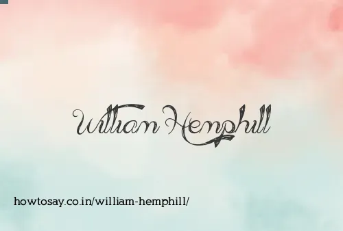 William Hemphill