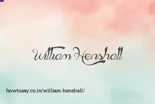 William Henshall