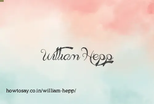 William Hepp