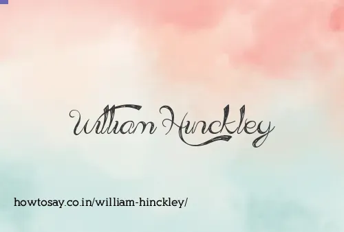William Hinckley