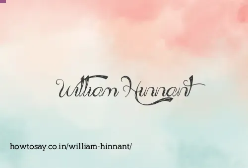 William Hinnant