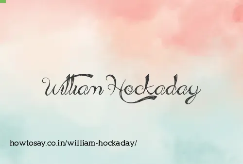 William Hockaday
