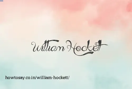 William Hockett