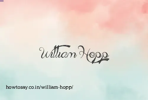William Hopp