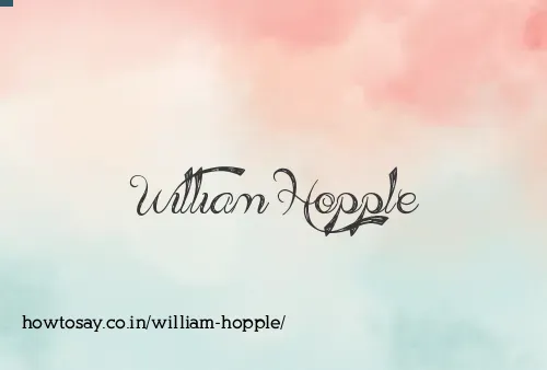 William Hopple