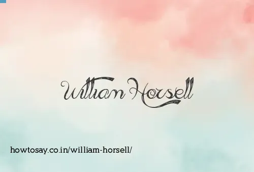 William Horsell