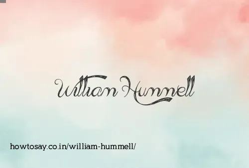 William Hummell