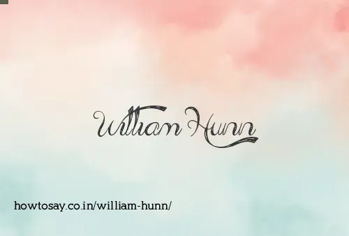 William Hunn
