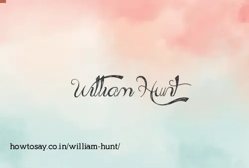 William Hunt