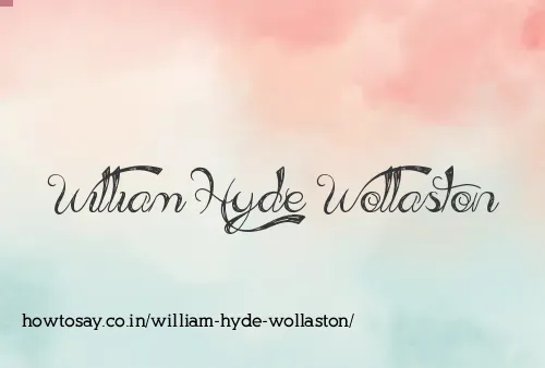 William Hyde Wollaston