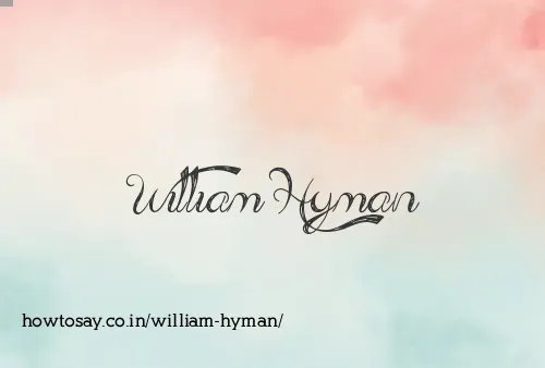 William Hyman