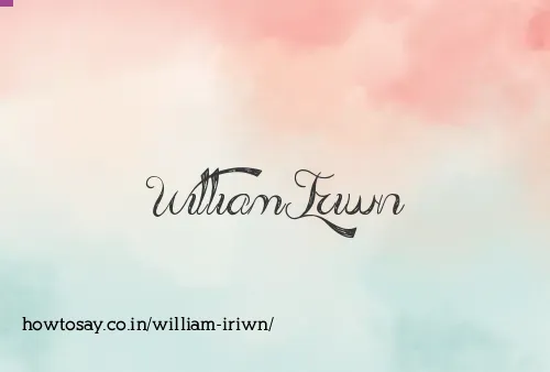 William Iriwn