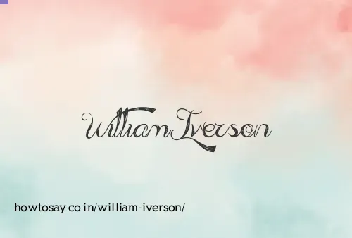 William Iverson