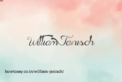 William Janisch