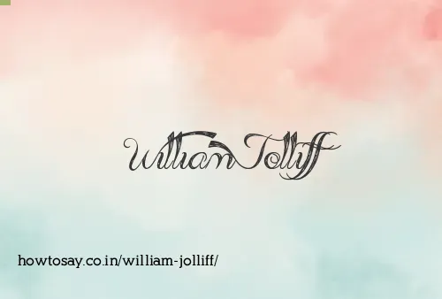 William Jolliff