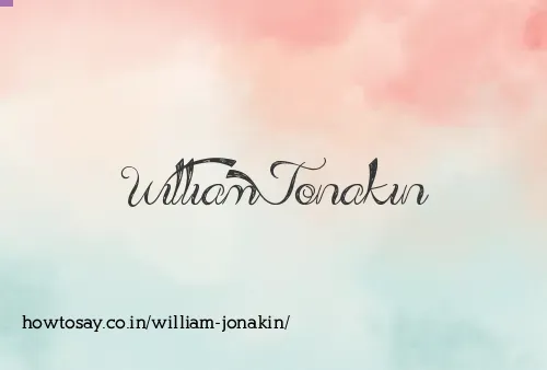 William Jonakin