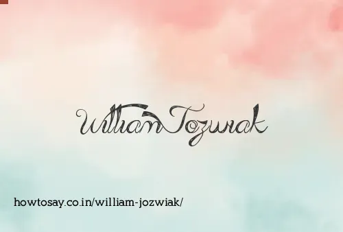 William Jozwiak