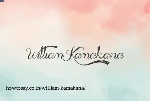 William Kamakana