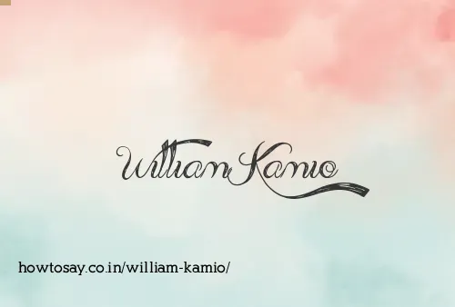 William Kamio
