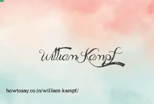 William Kampf