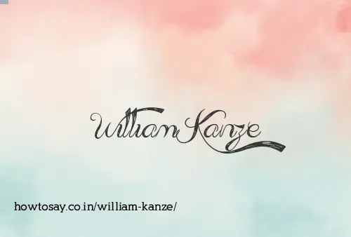 William Kanze