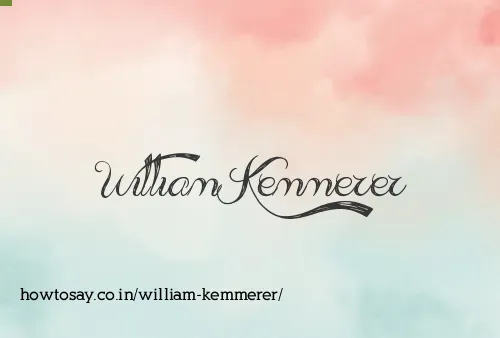 William Kemmerer