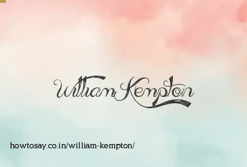 William Kempton