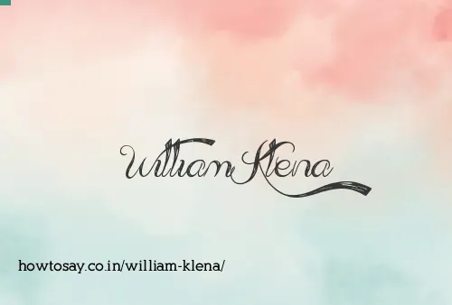 William Klena