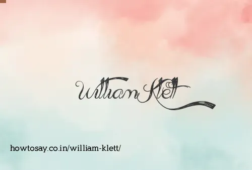 William Klett