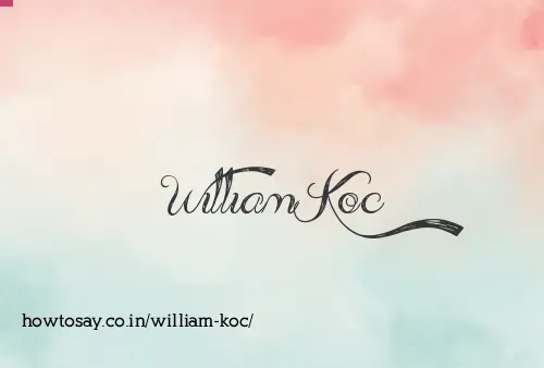William Koc