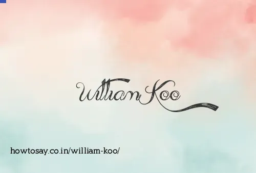 William Koo