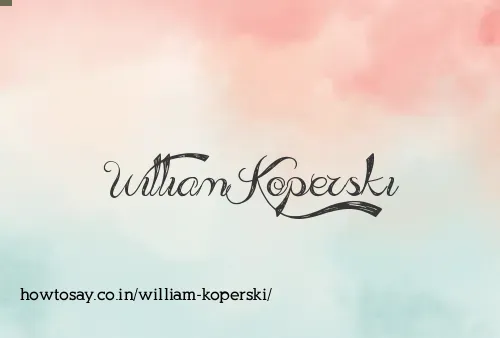 William Koperski