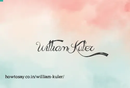William Kuler