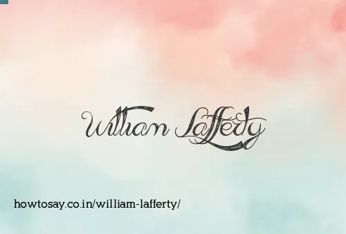 William Lafferty