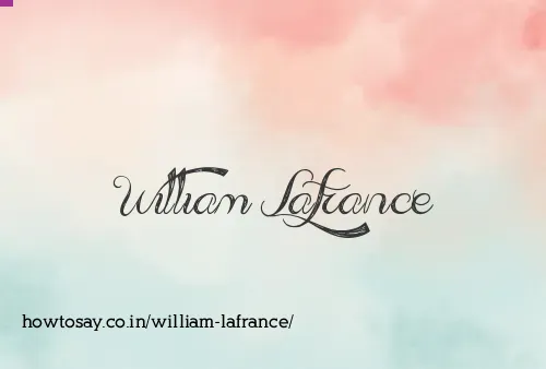 William Lafrance