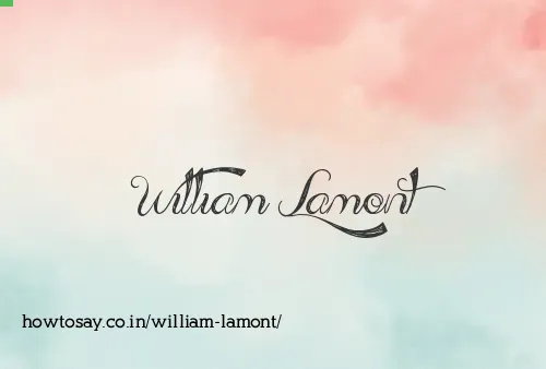 William Lamont