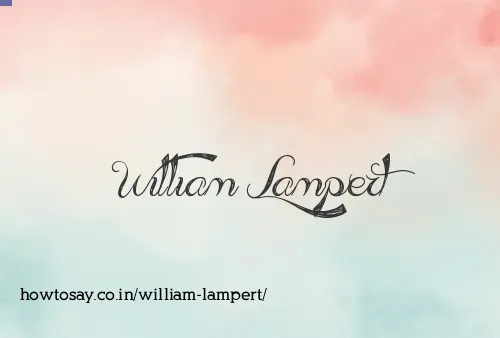 William Lampert
